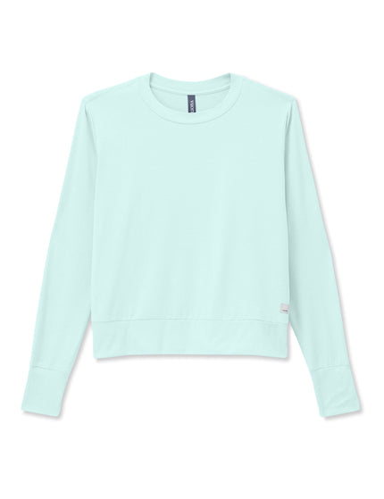 Vuori Daydream Crew - Spearmint Heatherimage8- The Sports Edit