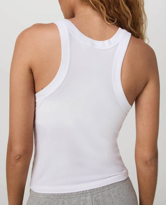 Energy Racerback Tank - White