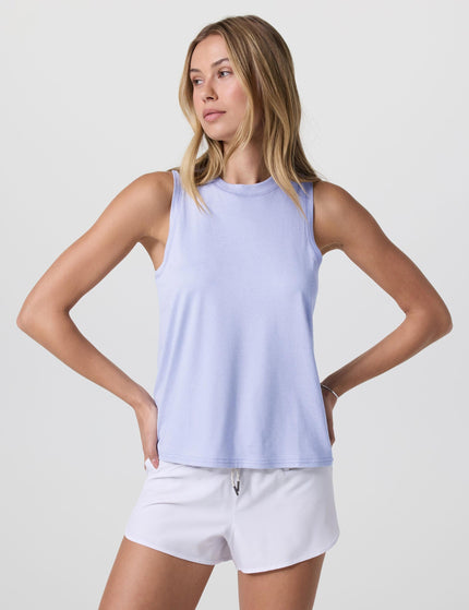 Vuori Energy Top Long - Lavender Mist Heatherimage3- The Sports Edit