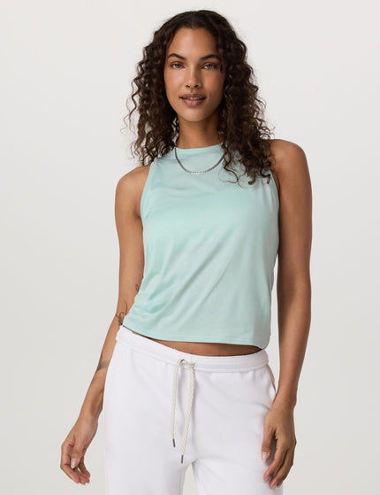Vuori Energy Top - Spearmint Heatherimage1- The Sports Edit