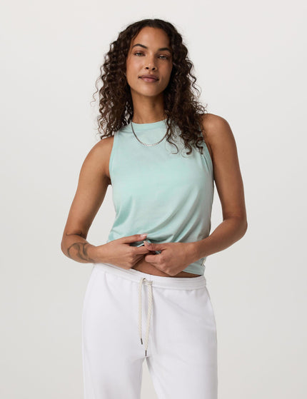 Vuori Energy Top - Spearmint Heatherimage3- The Sports Edit