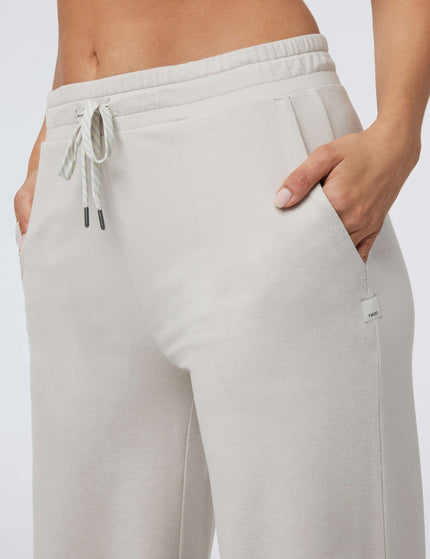 Vuori Halo Essential Wideleg - Ecru Heatherimages4- The Sports Edit