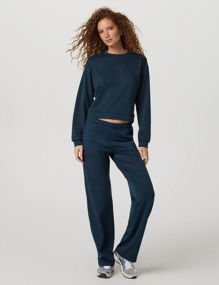 Vuori Halo Modern Crew - Blue Coast Heatherimages5- The Sports Edit