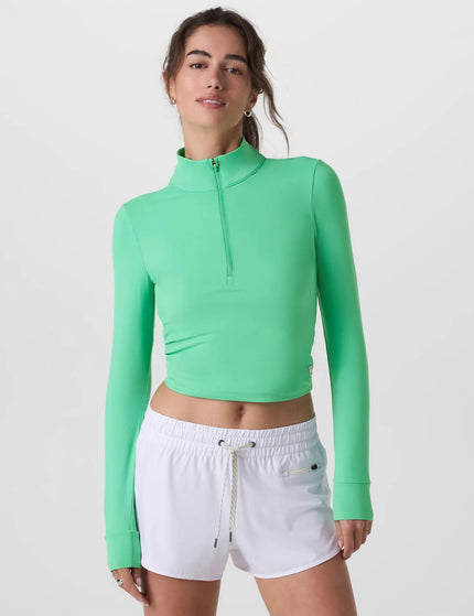 Vuori Studio Half Zip - Light Bergamotimage1- The Sports Edit