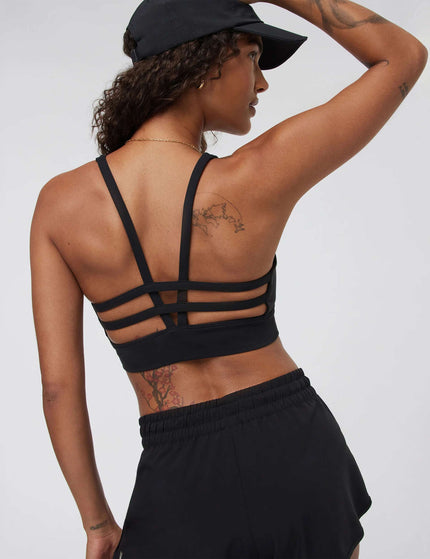 Vuori Yosemite Longline Bra - Blackimages1- The Sports Edit