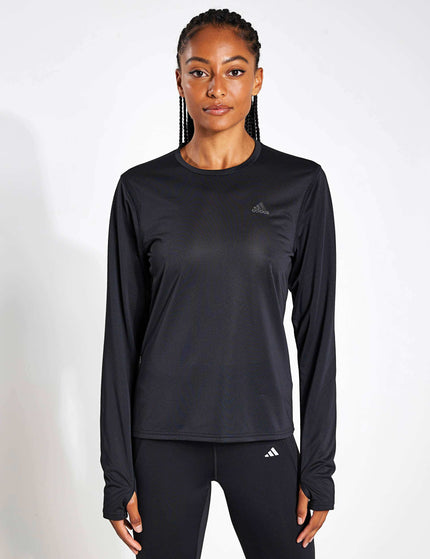 adidas Run Icons Running Long-Sleeve Top - Blackimage1- The Sports Edit