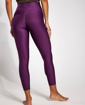 7/8 High Waisted Airlift Legging - Dark Plum