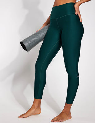 7/8 High Waisted Airlift Legging - Midnight Green