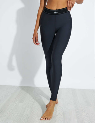 Alo Yoga Leggings Black Open Air Side Size XXS See All Pictures And  Description