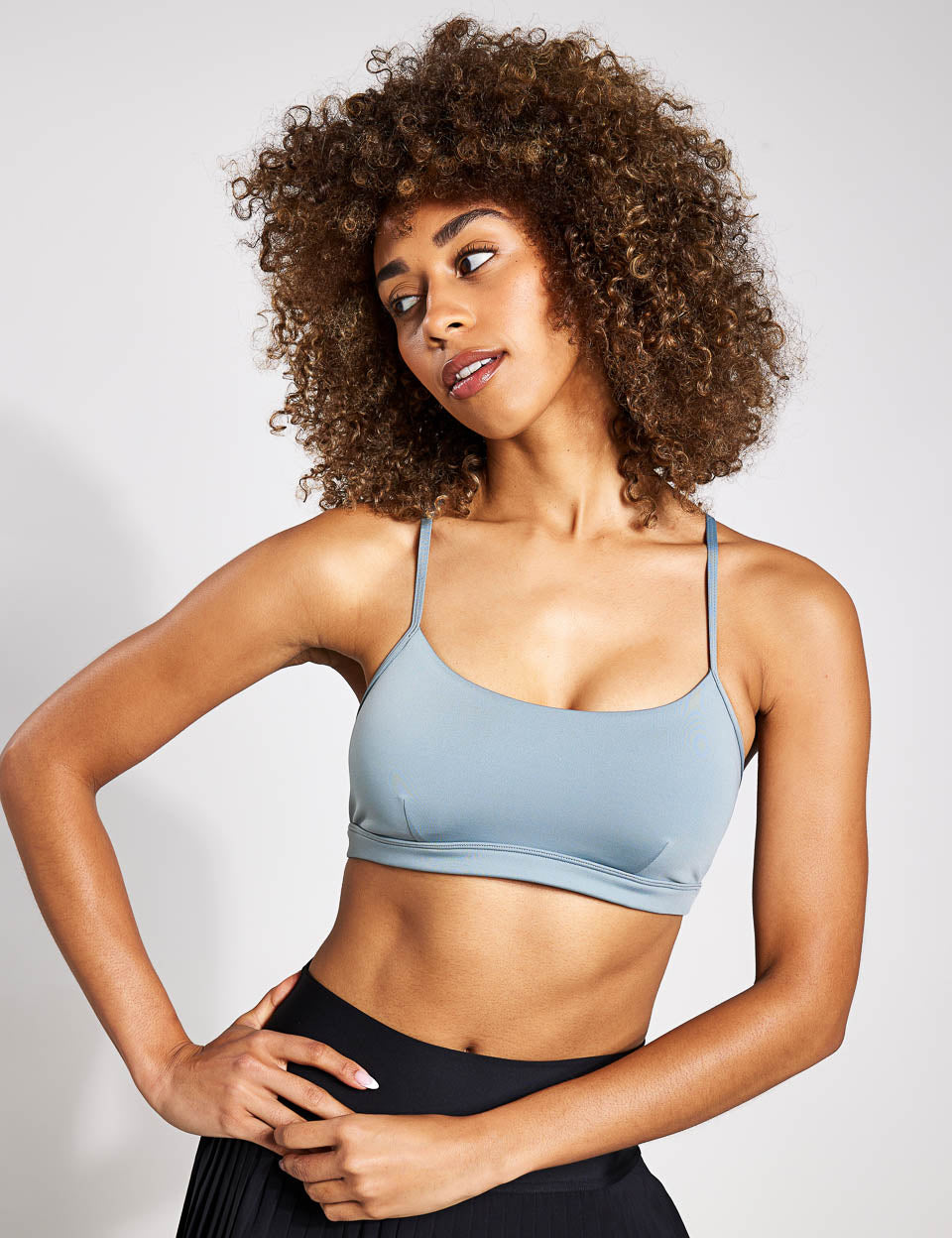 Alo Yoga, Airlift Intrigue Bra - Cosmic Grey