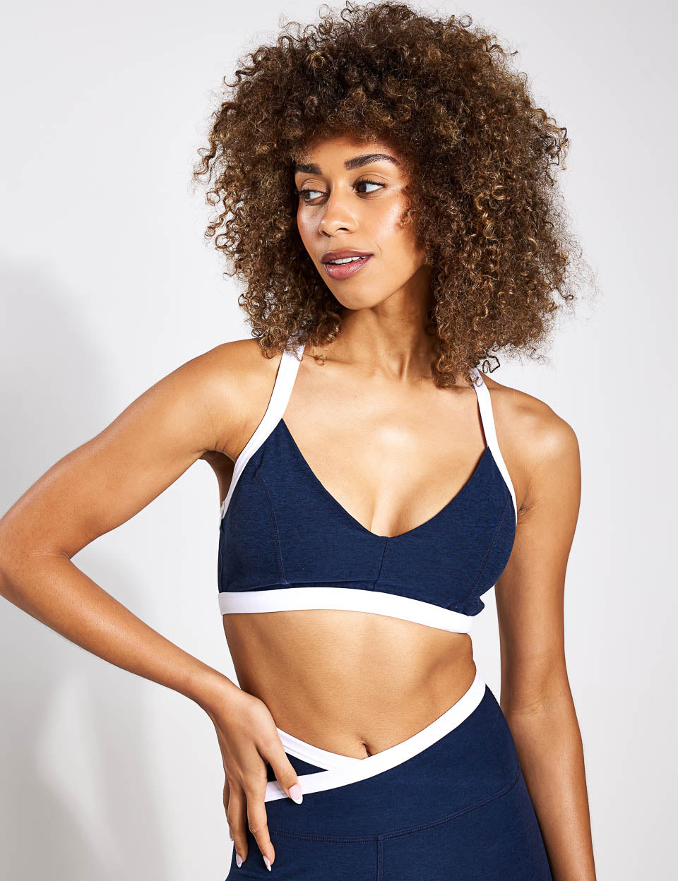 Spacedye Outlines Bra - Nocturnal Navy/Cloud White