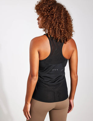 Kiava Mesh Tank - Black