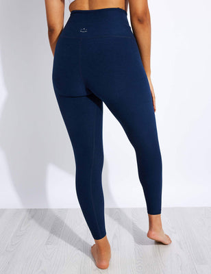 Spacedye At Your Leisure High Waisted Midi Legging - Nocturnal Navy