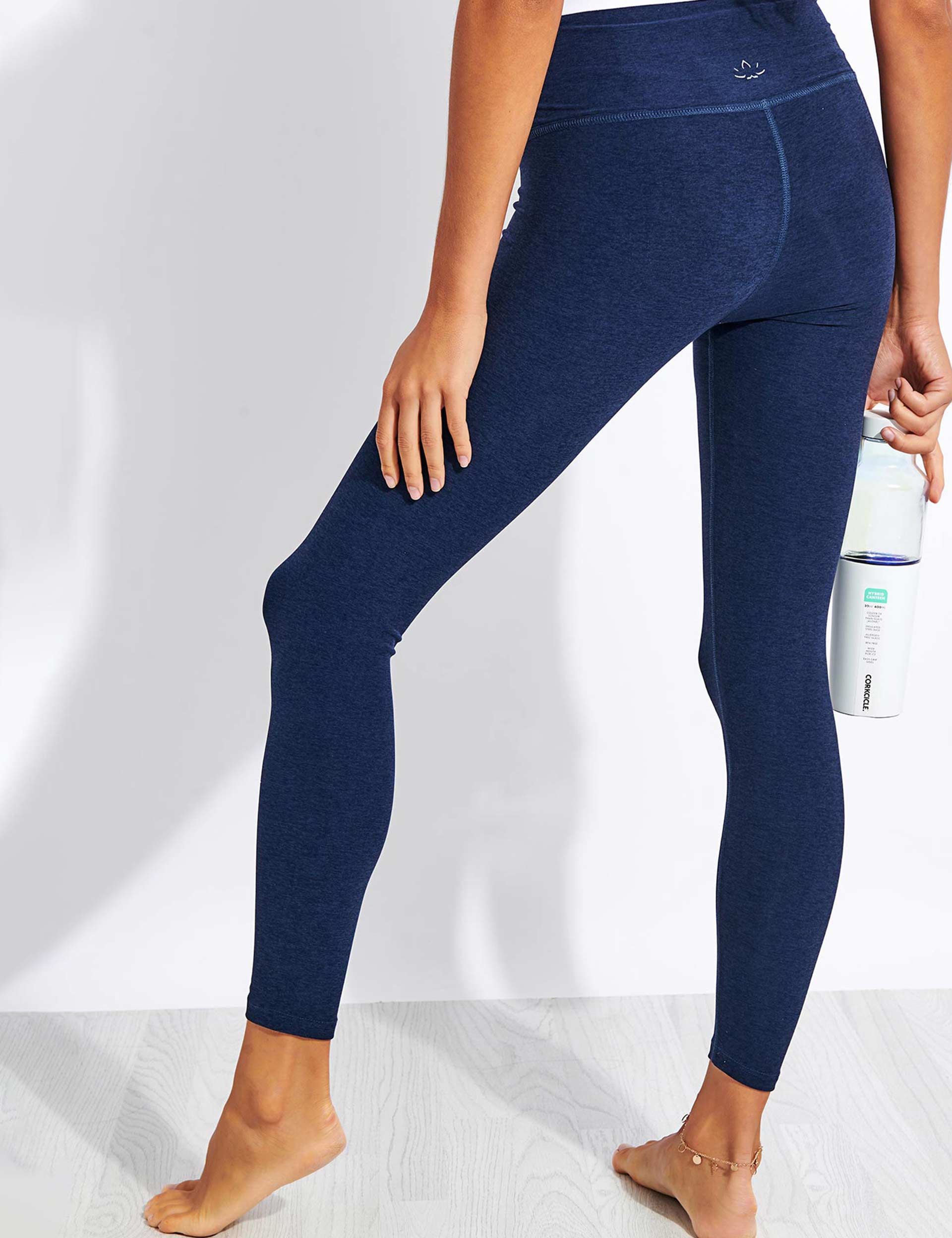 Beyond Yoga Spacedye Out of Pocket High Waisted Midi Legging - Navy in 2023