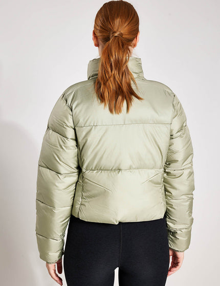 Columbia Puffect Cropped Puffer Jacket - Safariimage2- The Sports Edit