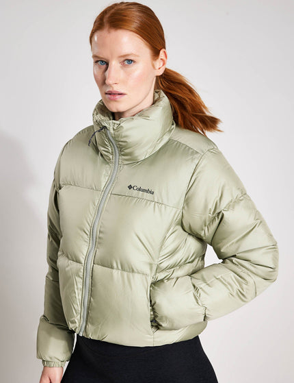 Columbia Puffect Cropped Puffer Jacket - Safariimage1- The Sports Edit