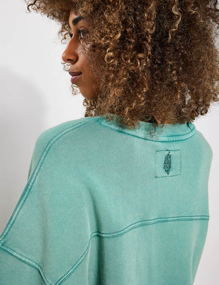 FP Movement All Star Solid Pullover - Emerald Auraimage3- The Sports Edit