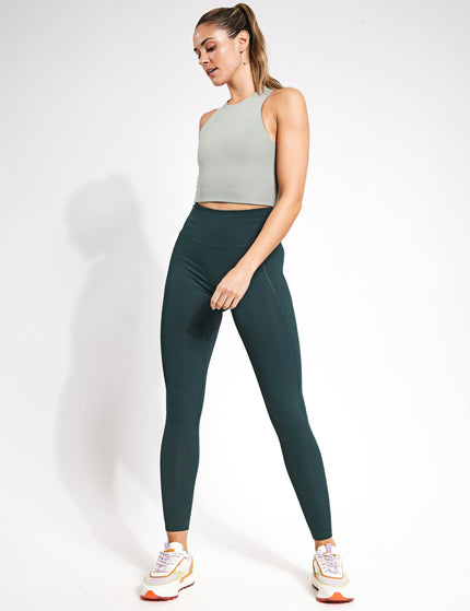Girlfriend Collective Compressive High Waisted Legging - Mossimage3- The Sports Edit