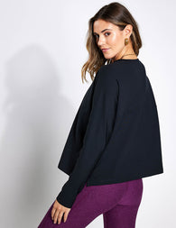 Girlfriend Collective ReSet Long Sleeve Tee - Blackimages2- The Sports Edit