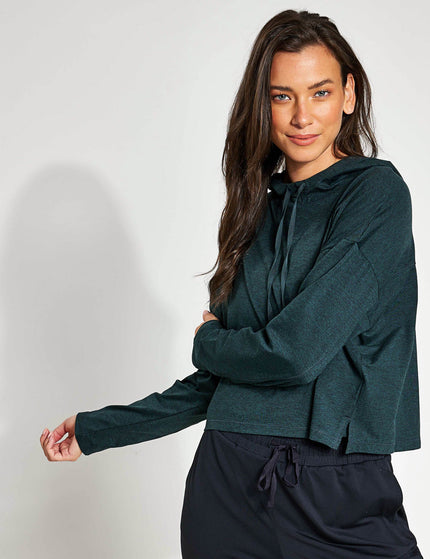 Girlfriend Collective ReSet Hoodie - Mossimage5- The Sports Edit
