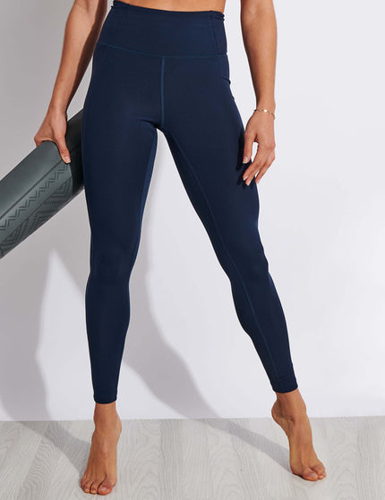 Girlfriend Collective Compressive High Waisted Legging - Midnightimage1- The Sports Edit