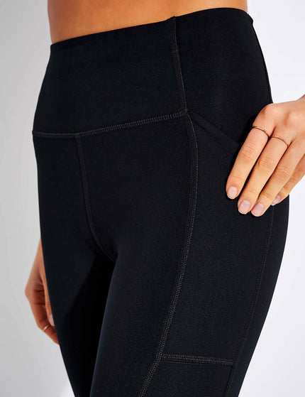 Girlfriend Collective High Waisted Pocket Legging - Blackimage4- The Sports Edit