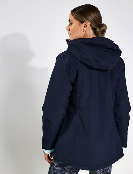 Goodmove Insulated Waterproof Jacket - Midnight Navyimage2- The Sports Edit