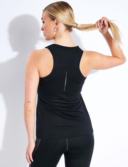 Goodmove Scoop Neck Racer Back Vest Top - Blackimage4- The Sports Edit