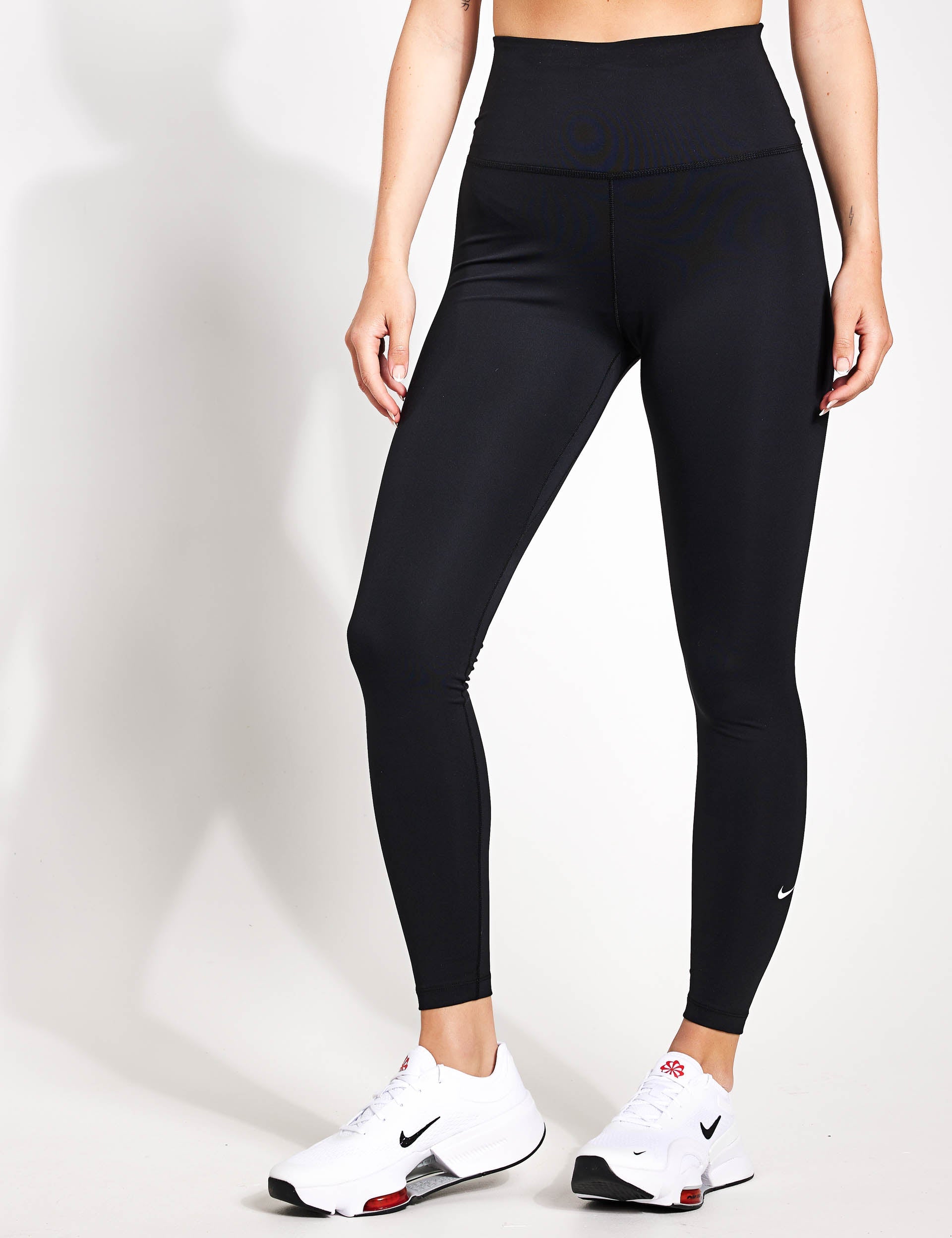 Nike Yoga Luxe High-Waisted 7/8 Color Block Leggings Black Gray sz XL