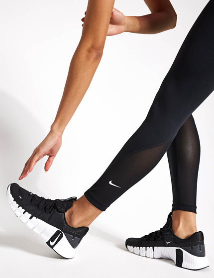 Nike One 7/8 Leggings - Black/Whiteimage4- The Sports Edit