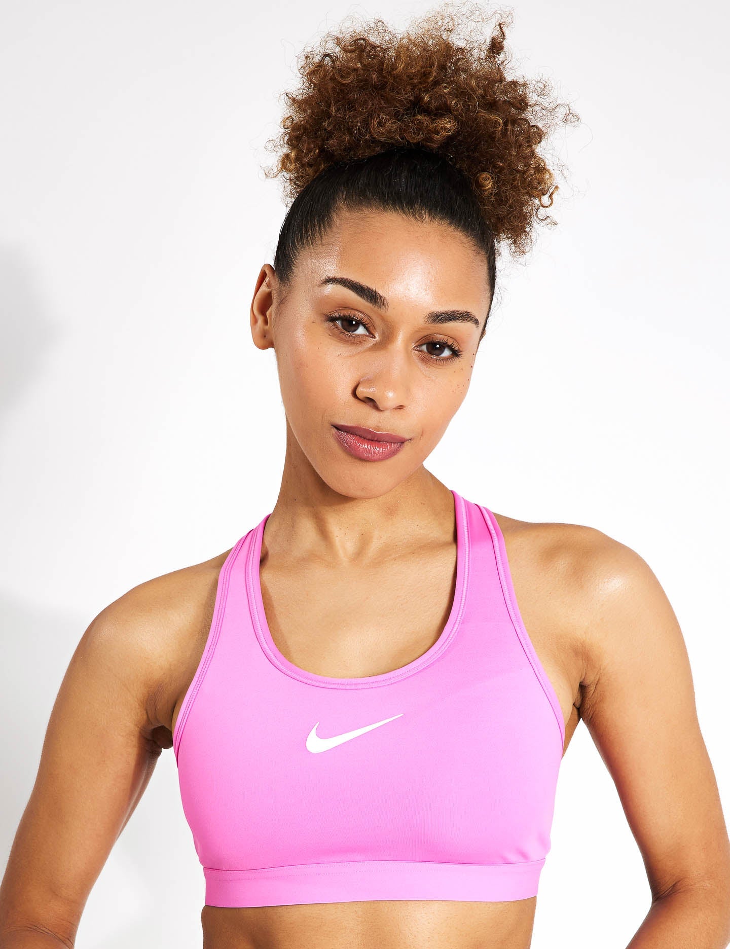 Nike, Intimates & Sleepwear, Nike Womens Pink Dri Fit Training High  Support Impact Sports Bra Size Small New