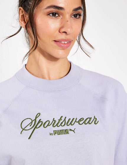 PUMA OFFLINE FOR MARKETING! CLASSICS+ Oversized Tee - Gray Fogimage3- The Sports Edit
