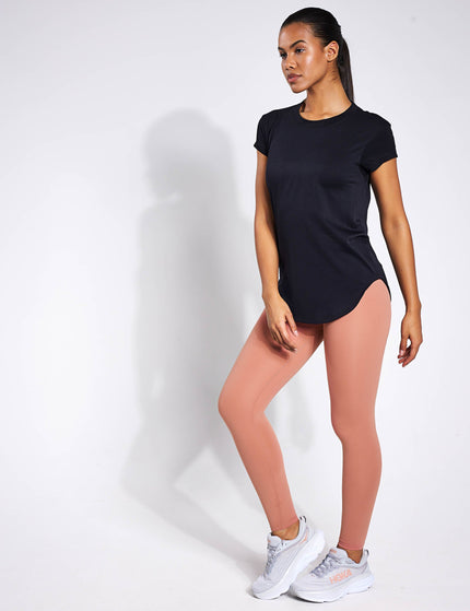 Varley Jade Seamless Tee - Blackimage4- The Sports Edit