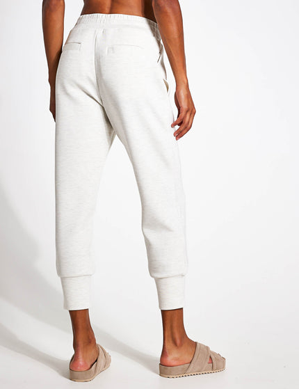 Varley The Slim Cuff Pant 25 Ivory Marlimage2- The Sports Edit