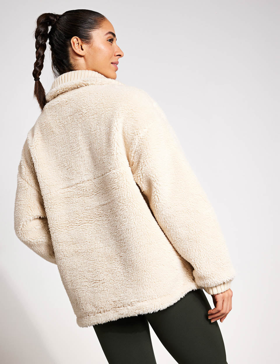 Varley, Posey Sherpa Jacket - Sandshell