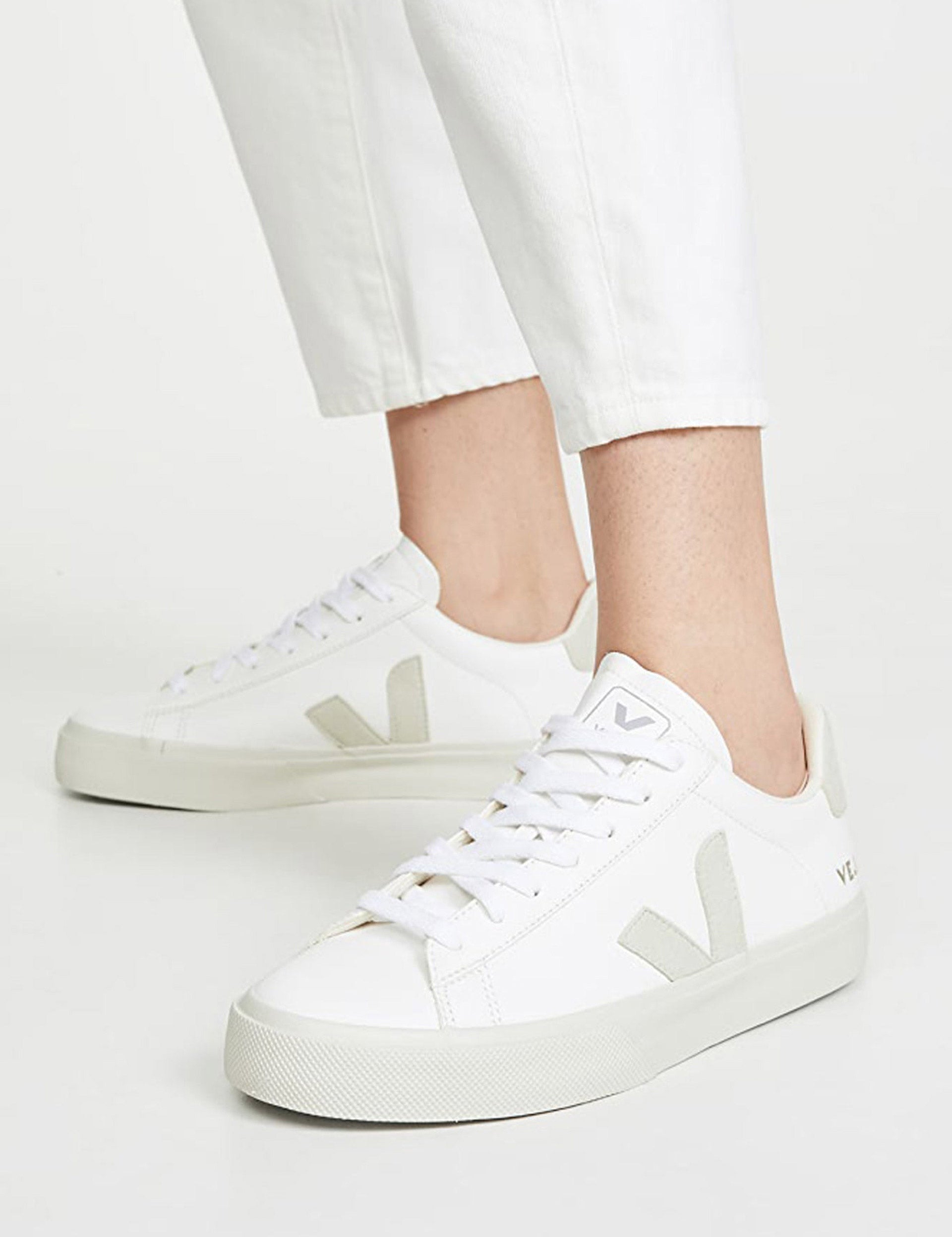 Veja CAMPO - Trainers - extra white/natural レディース-