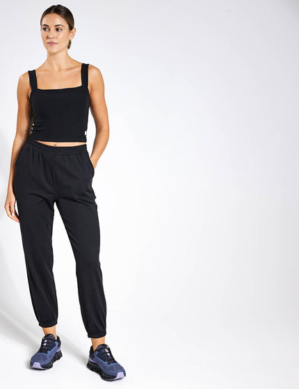 Vuori Elevation Square Neck Tank - Black Heatherimage3- The Sports Edit