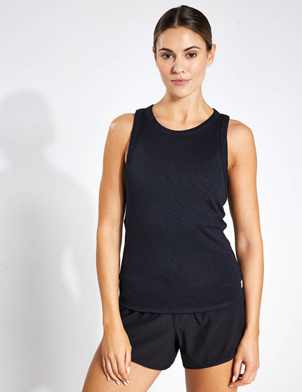 Vuori Sunrise High Neck Tank - Blackimage2- The Sports Edit