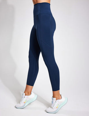 Kickstart Pocket 7/8 Legging - Navy