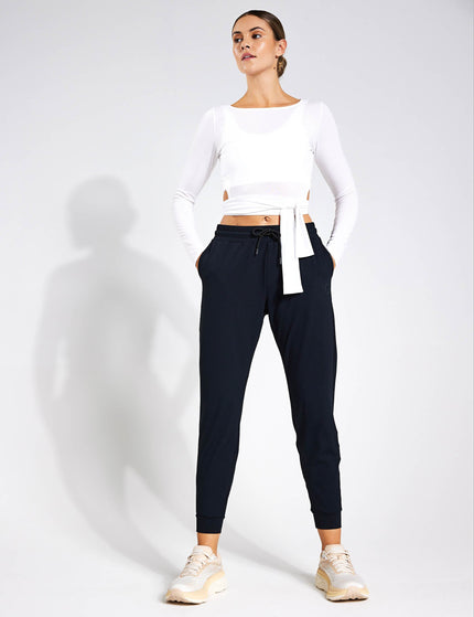 YMO Grace Tie Long Sleeve - Whiteimage3- The Sports Edit