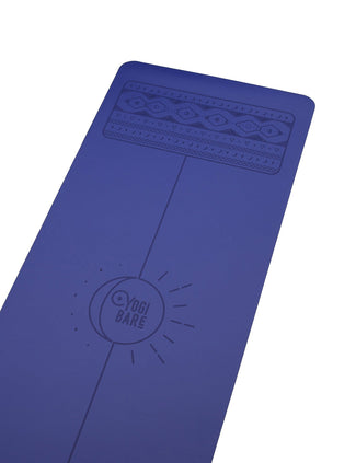 Paws Natural Rubber Yoga Mat 4mm - Blue