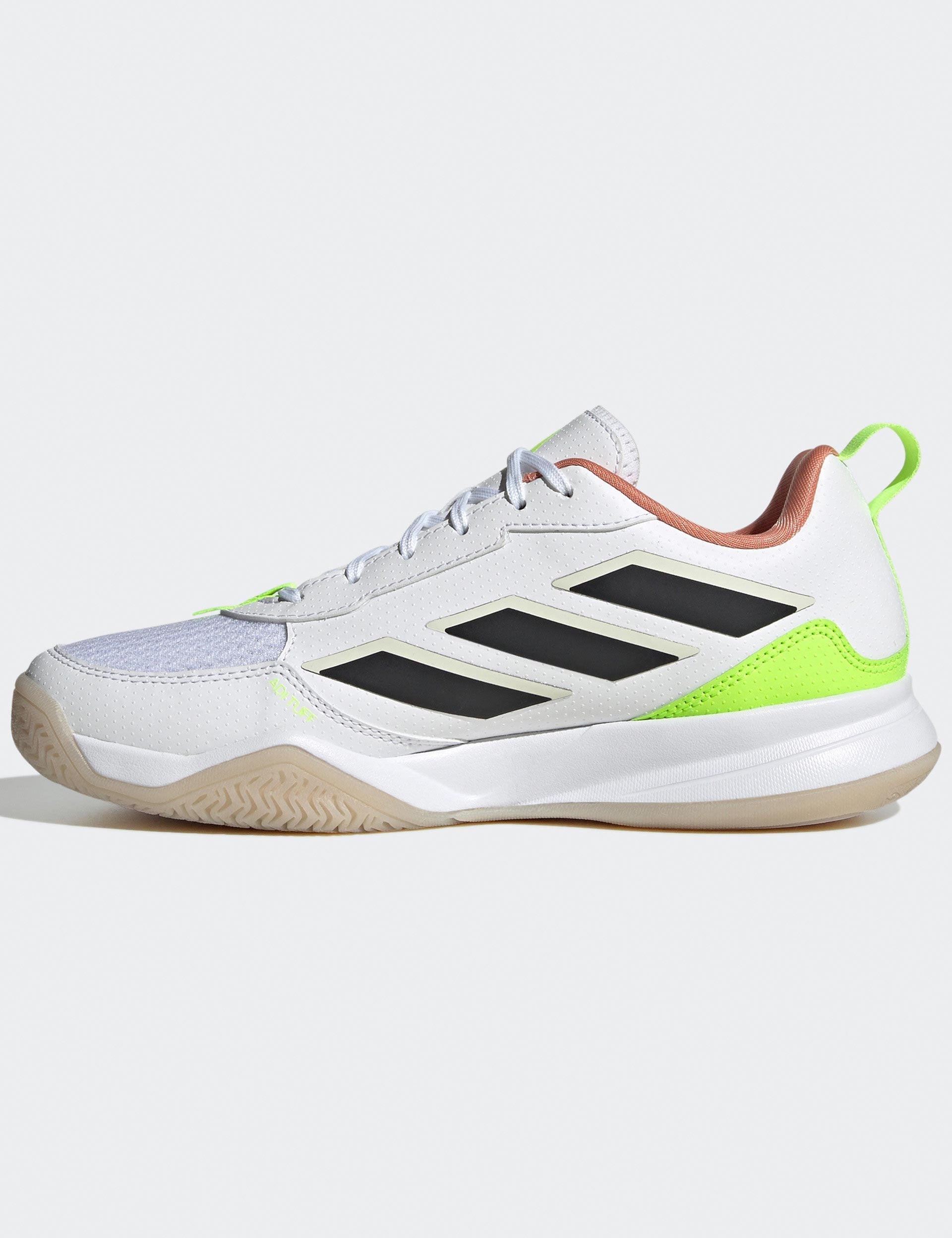 Adidas Women's Avaflash Tennis Shoes, White/Silver Metallic, Size 9