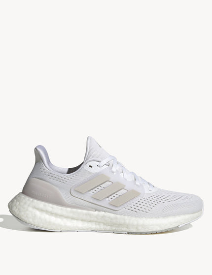 adidas Pureboost 23 Shoes - Cloud White/Grey Two/Core Blackimage1- The Sports Edit