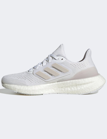 adidas Pureboost 23 Shoes - Cloud White/Grey Two/Core Blackimage2- The Sports Edit
