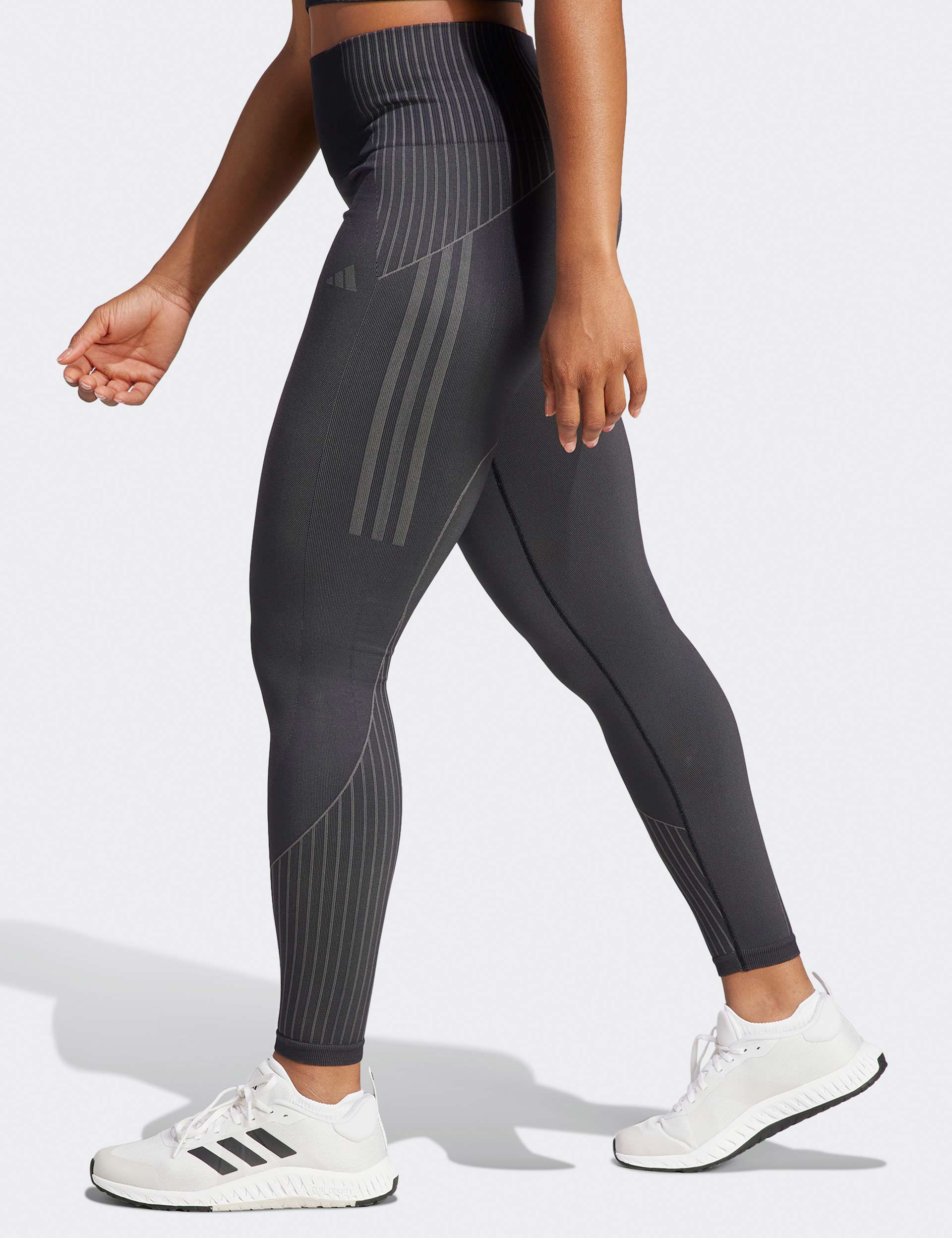 adidas, Alphaskin 3-Stripes Leggings Womens, Performance Tights