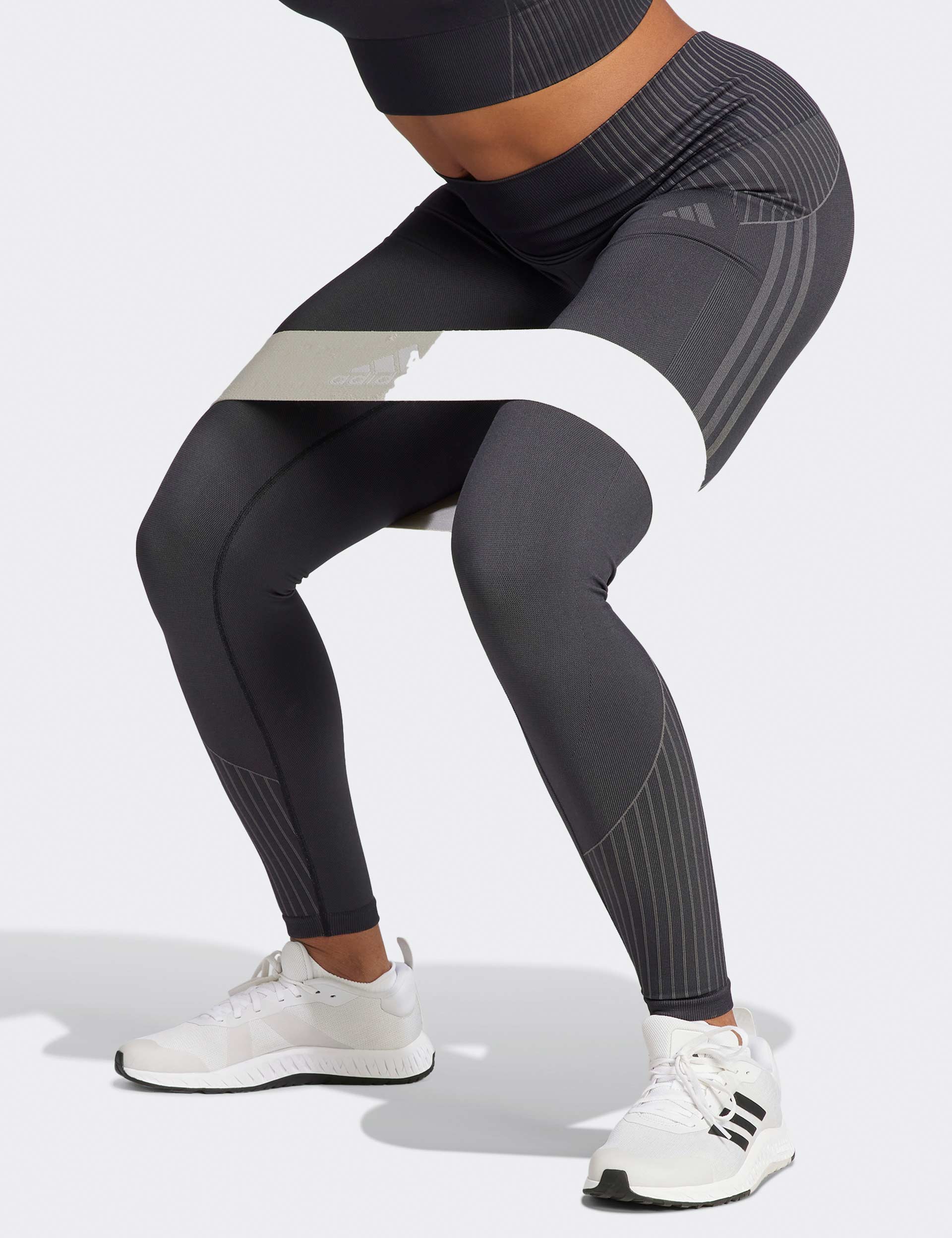 adidas Training Aeroready Design to Move 7/8 leggings in black