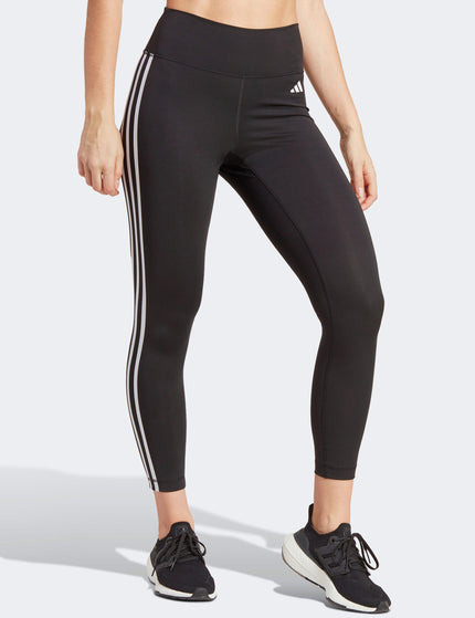 adidas Train Essentials 3-Stripes High Waisted 7/8 Leggings - Blackimage1- The Sports Edit