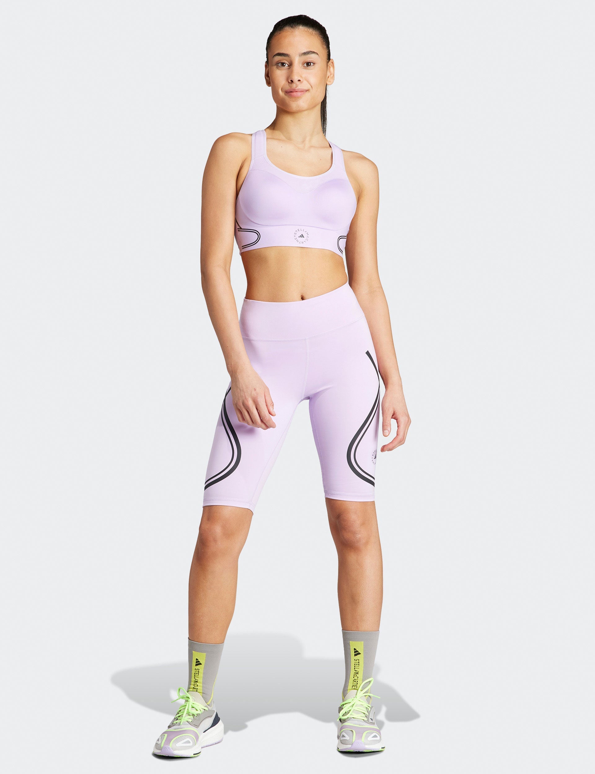 Women's Clothing - adidas by Stella McCartney TruePace High Support Sports  Bra - Green
