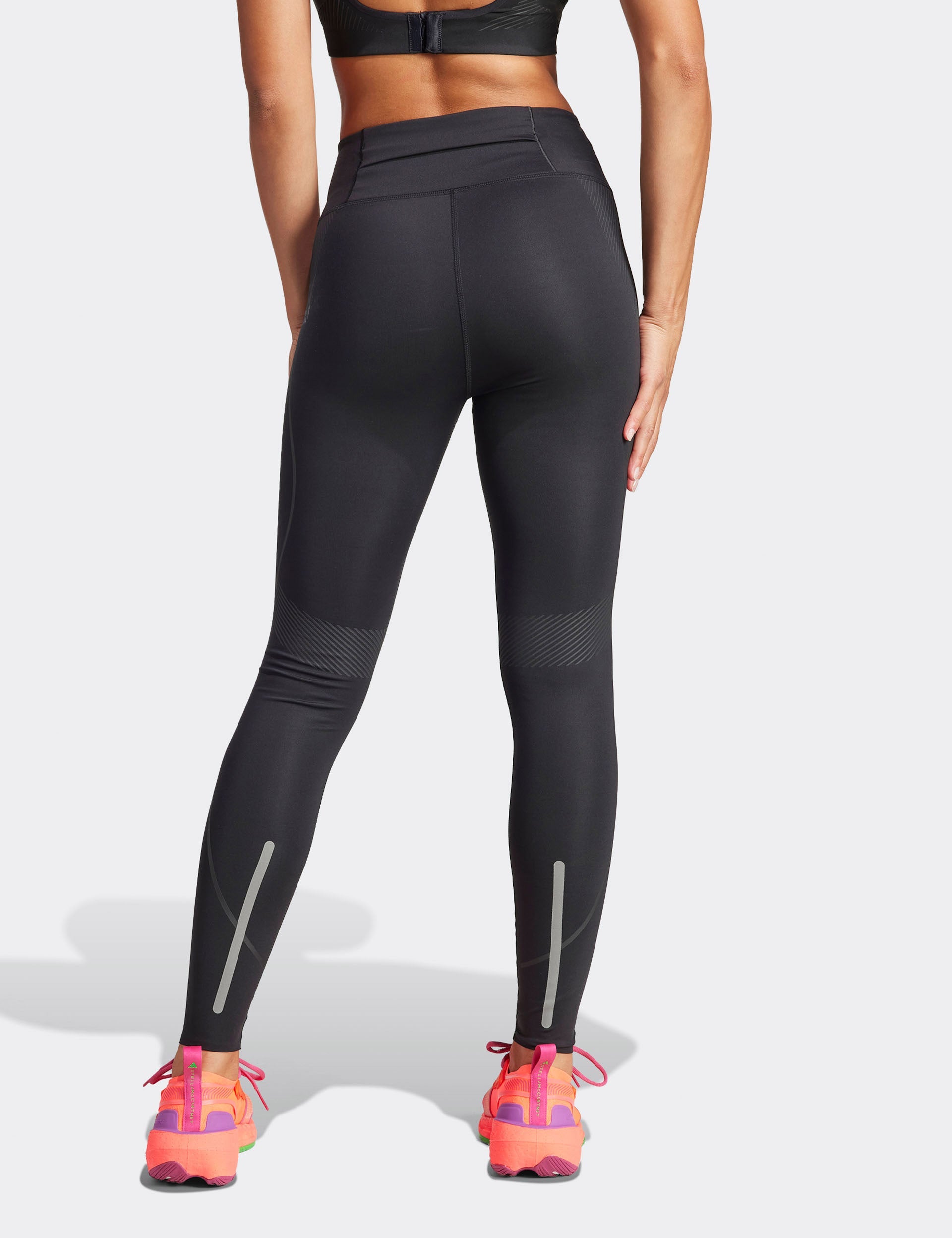 Women's Clothing - adidas by Stella McCartney TruePace High Support Sports  Bra- Plus Size - Black