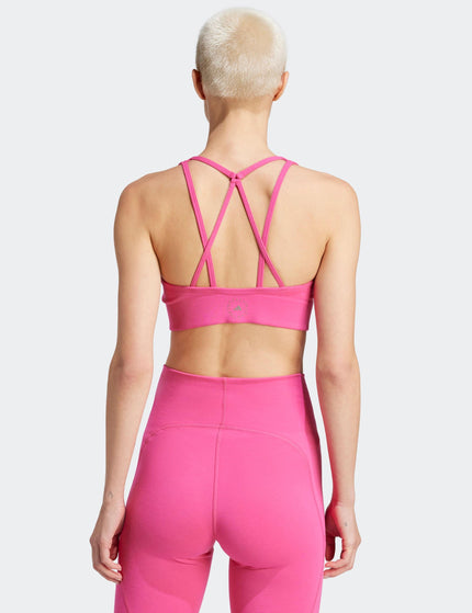 adidas X Stella McCartney TrueStrength Medium-Support Bra - Real Magenta/Tech Earthimage2- The Sports Edit